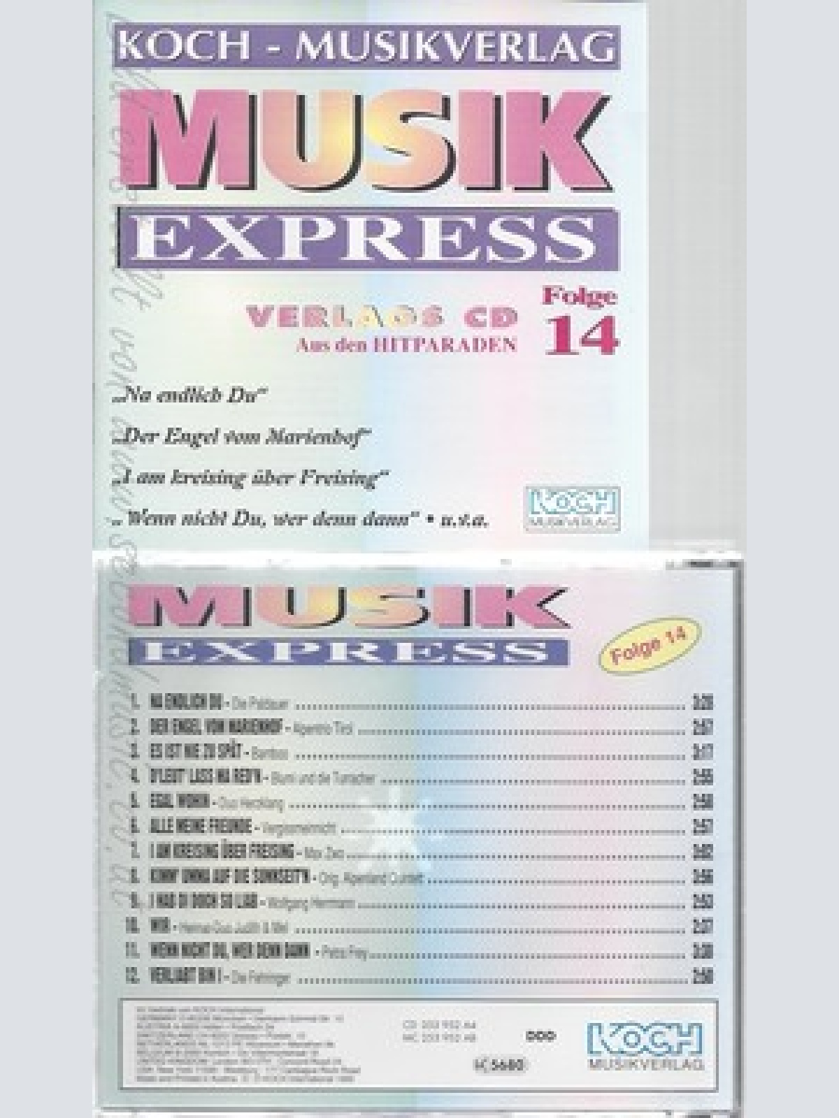 CD--MUSIK EXPRESS --FOLGE 14-PALDAUER-TURRACHER--FEHRINGER