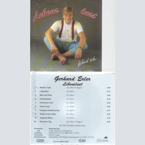CD--GERHARD ERLER--LEBENS LUST