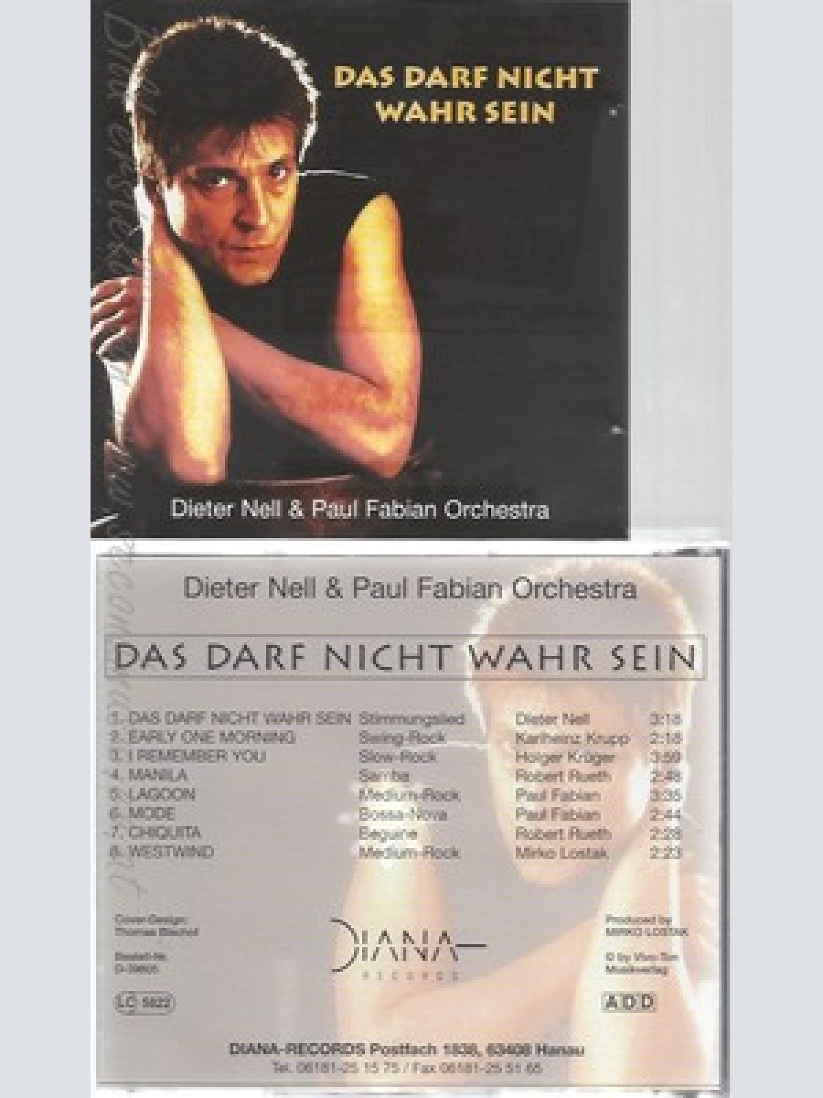 CD--DIETER NELL & PAUL FABIAN ORCHESTRA--DAS DARF NICHT WAHR SEIN
