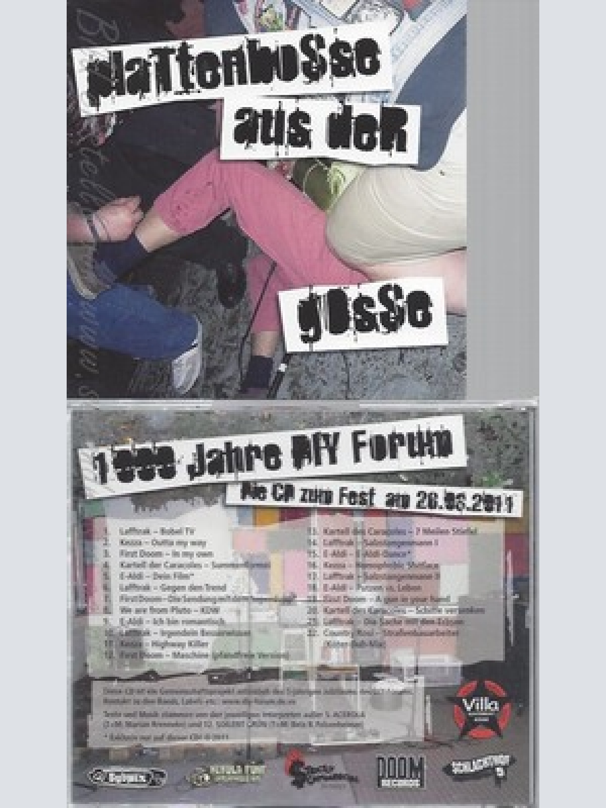CD--PLATTENBOSSE AUS DER GOSSE--