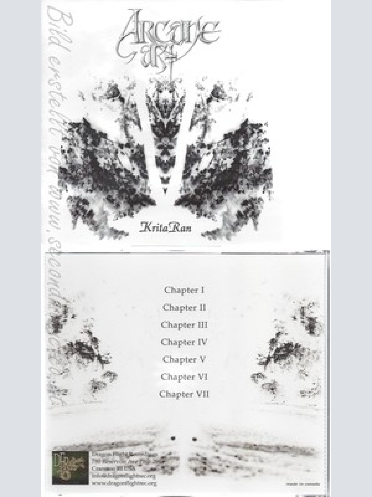 CD--ARCANE ART--KRITA RAN