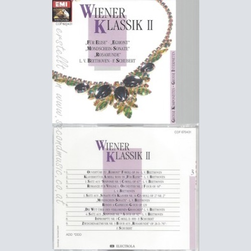 CD--WIENER KLASSIK II--FÜR ELISE
