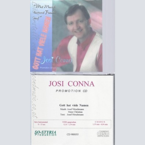 CD--JOSI CONNA--GOTT HAT VIELE NAMEN--PROMO