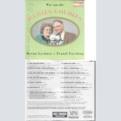 CD--HERMI LECHNER & FRANZL FASCHING--OLDIES GOLDIES