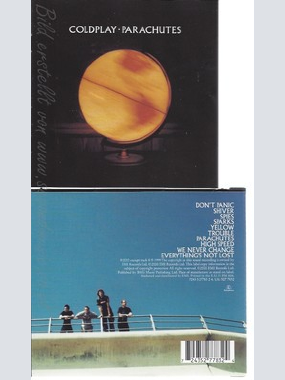 CD--COLDPLAY -- -- PARACHUTES