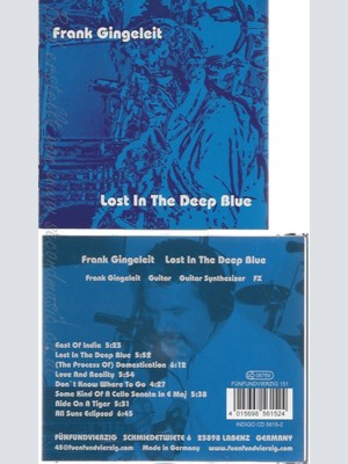 CD--FRANK GINGELEIT -- -- LOST IN THE DEEP BLUE