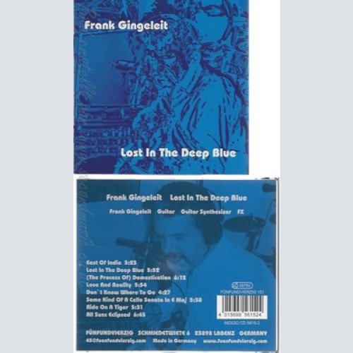 CD--FRANK GINGELEIT -- -- LOST IN THE DEEP BLUE