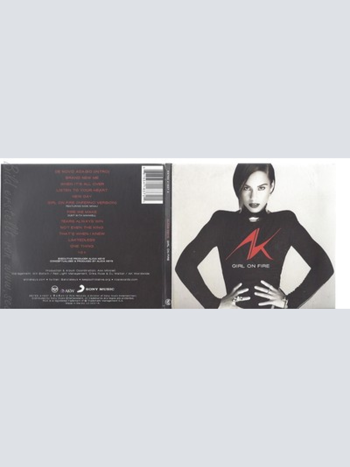 CD--ALICIA KEYS -- -- GIRL ON FIRE --DIGI
