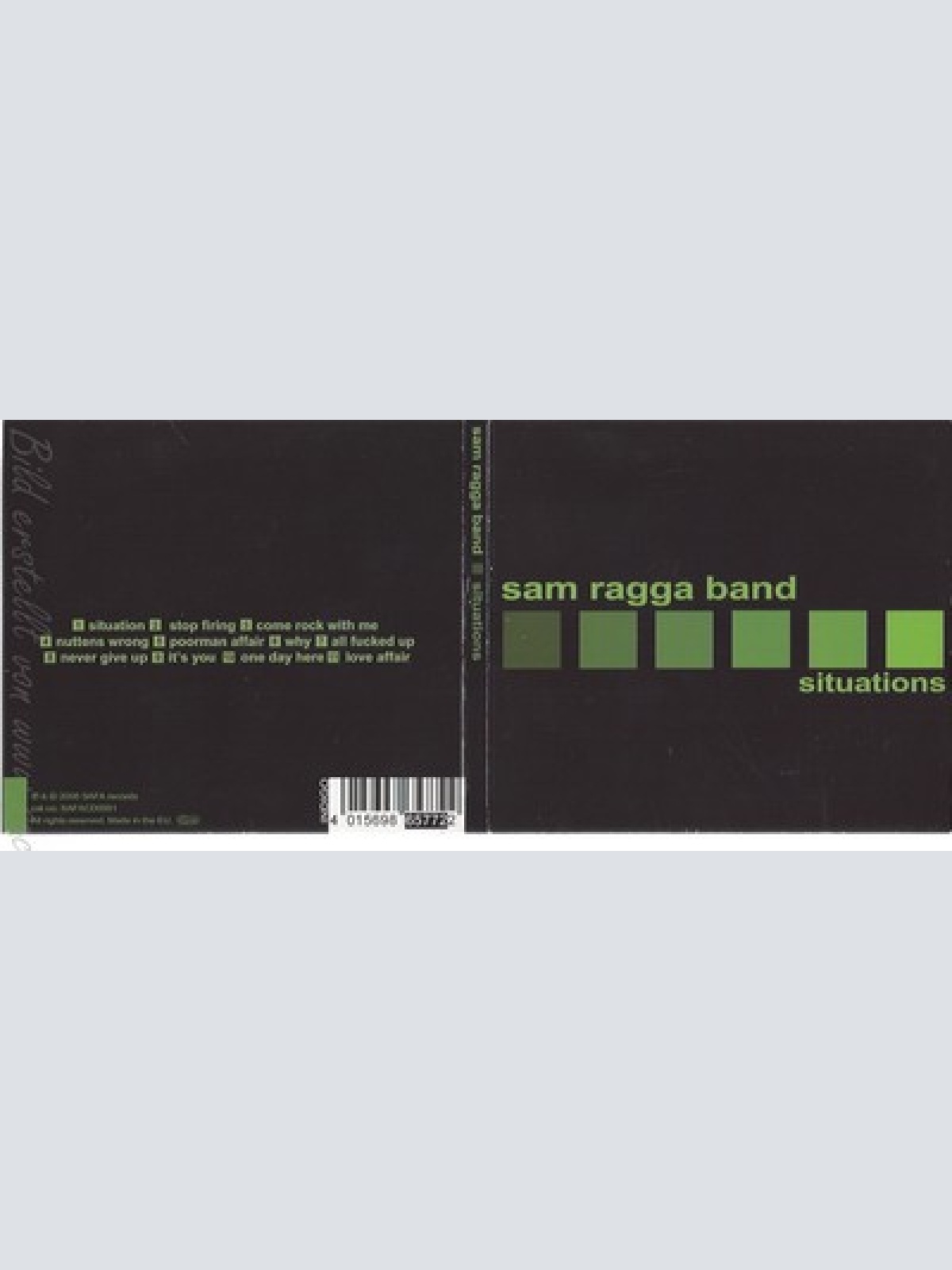 CD--SAM RAGGA BAND -- -- SITUATIONS