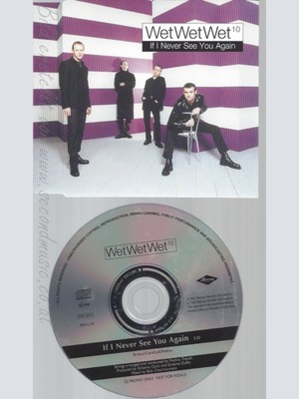 CD--WET WET WET--IF I NEVER SEE YOU AGAIN--PROMO