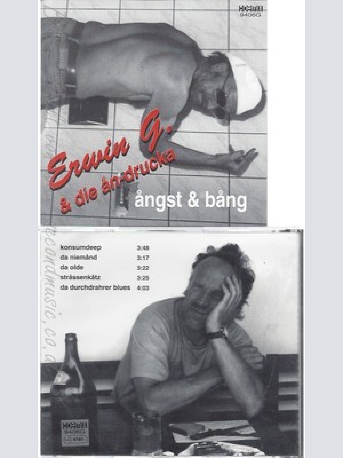 CD--ERWIN G & DIE AN-DRUCKA--ANGST & BANG