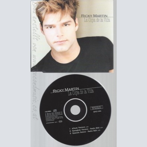 CD--RICKY MARTIN--LA COPA DE LA VIDA--PROMO
