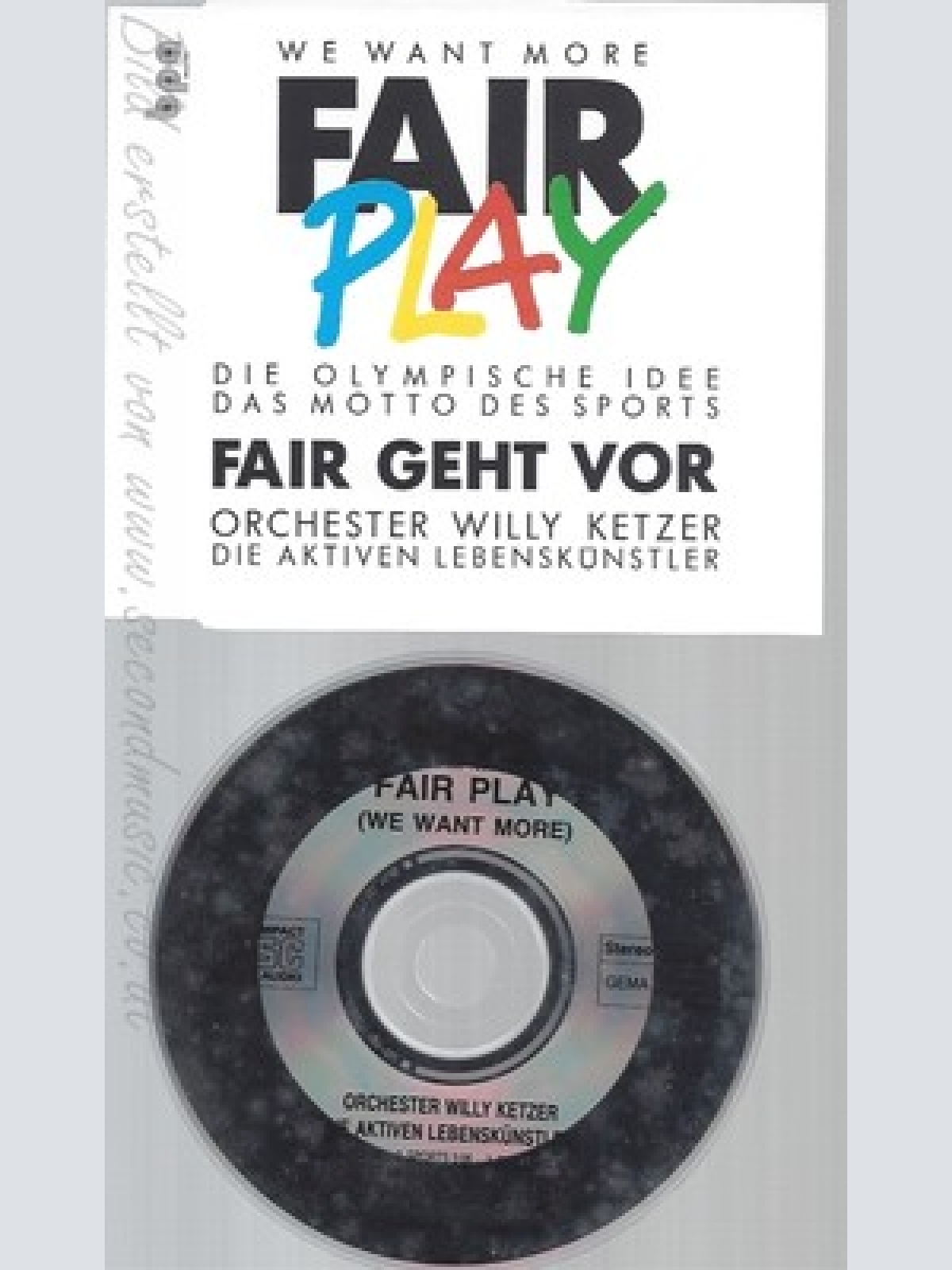 CD--FAIR PLAY--ORCHESTER WILLY KETZER--