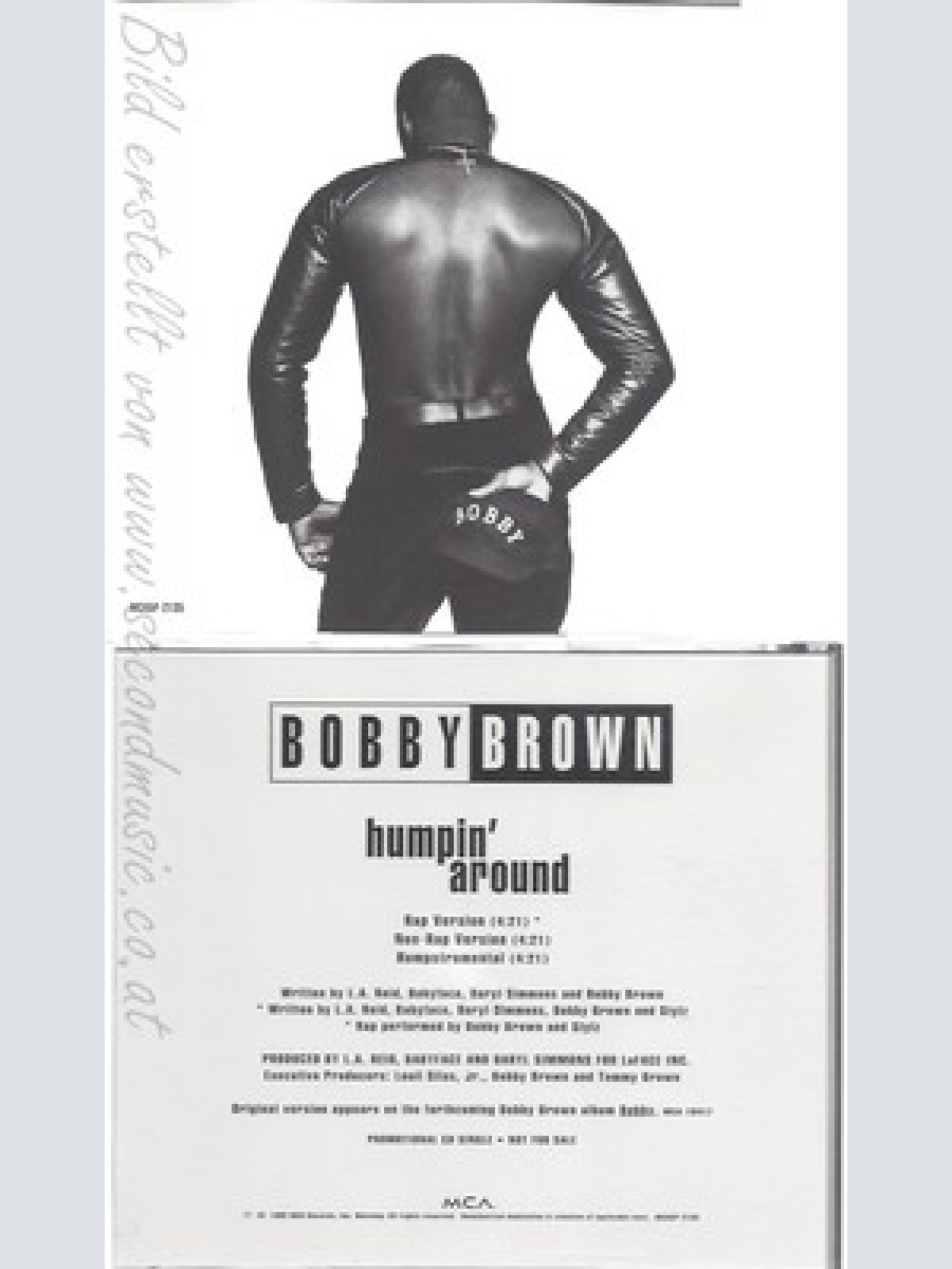 CD--BOBBY BROWN--HUMPIN AROUND--PROMO