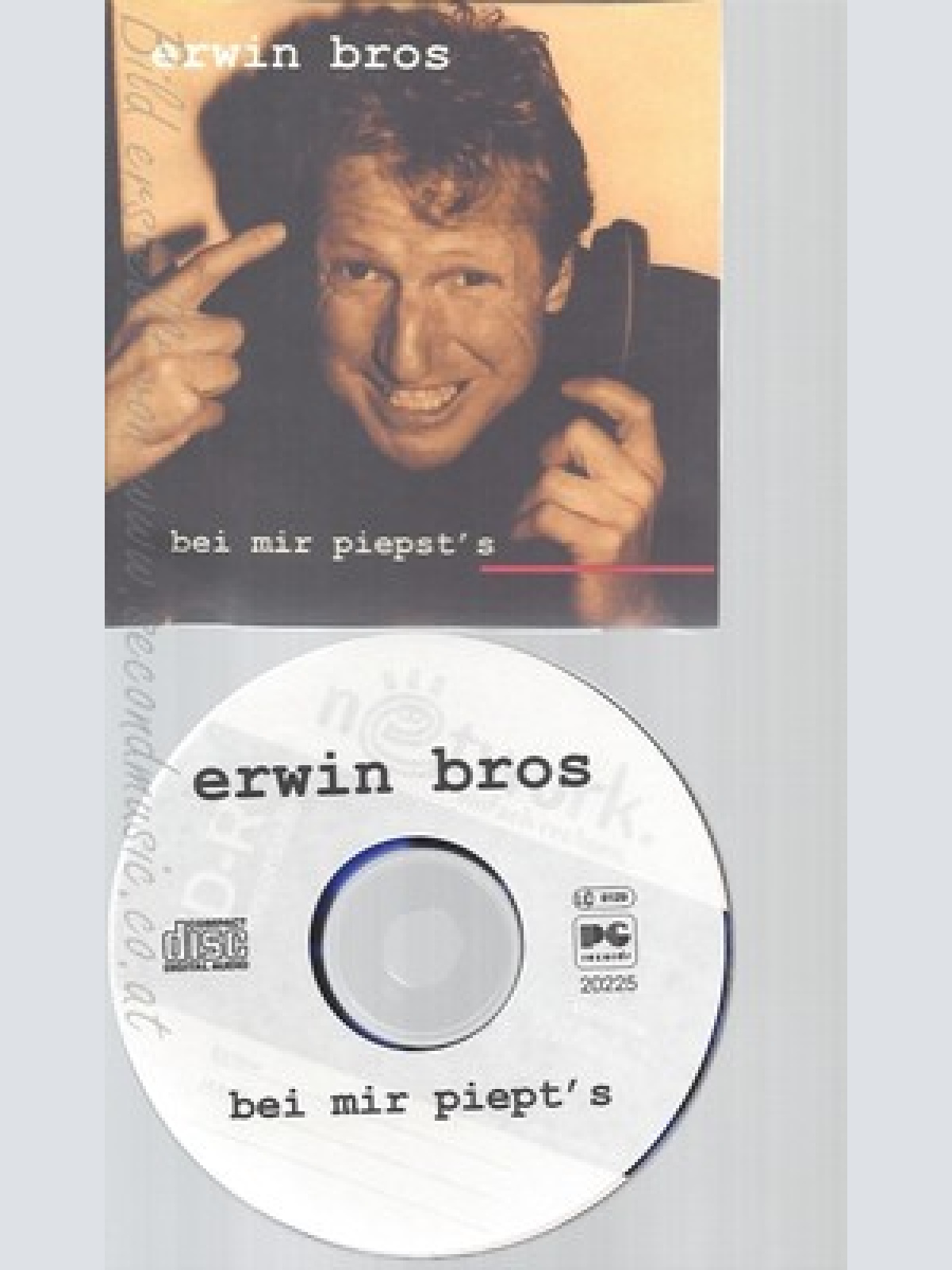 CD--ERWIN BROS--BEI MIR PIEPST'S--PROMO