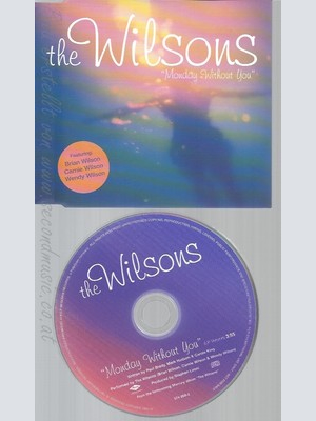 CD--THE WILSONS--MONDAY WITHOUT YOU--PROMO