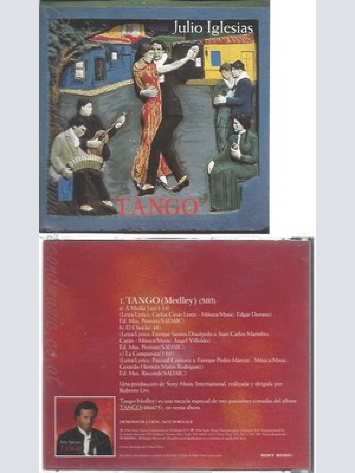 CD--JULIO IGLESIAS--TANGO--PROMO