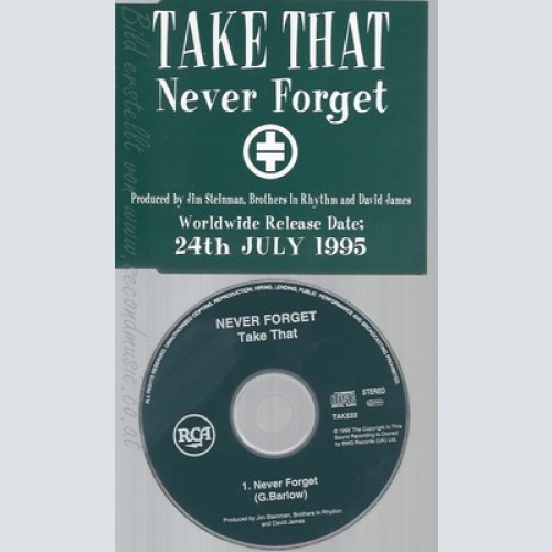 CD--TAKE THAT--NEVER FORGET