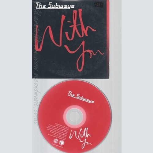 CD--THE SUBWAYS--WITH YOU--PROMO--CARDSLEEVE