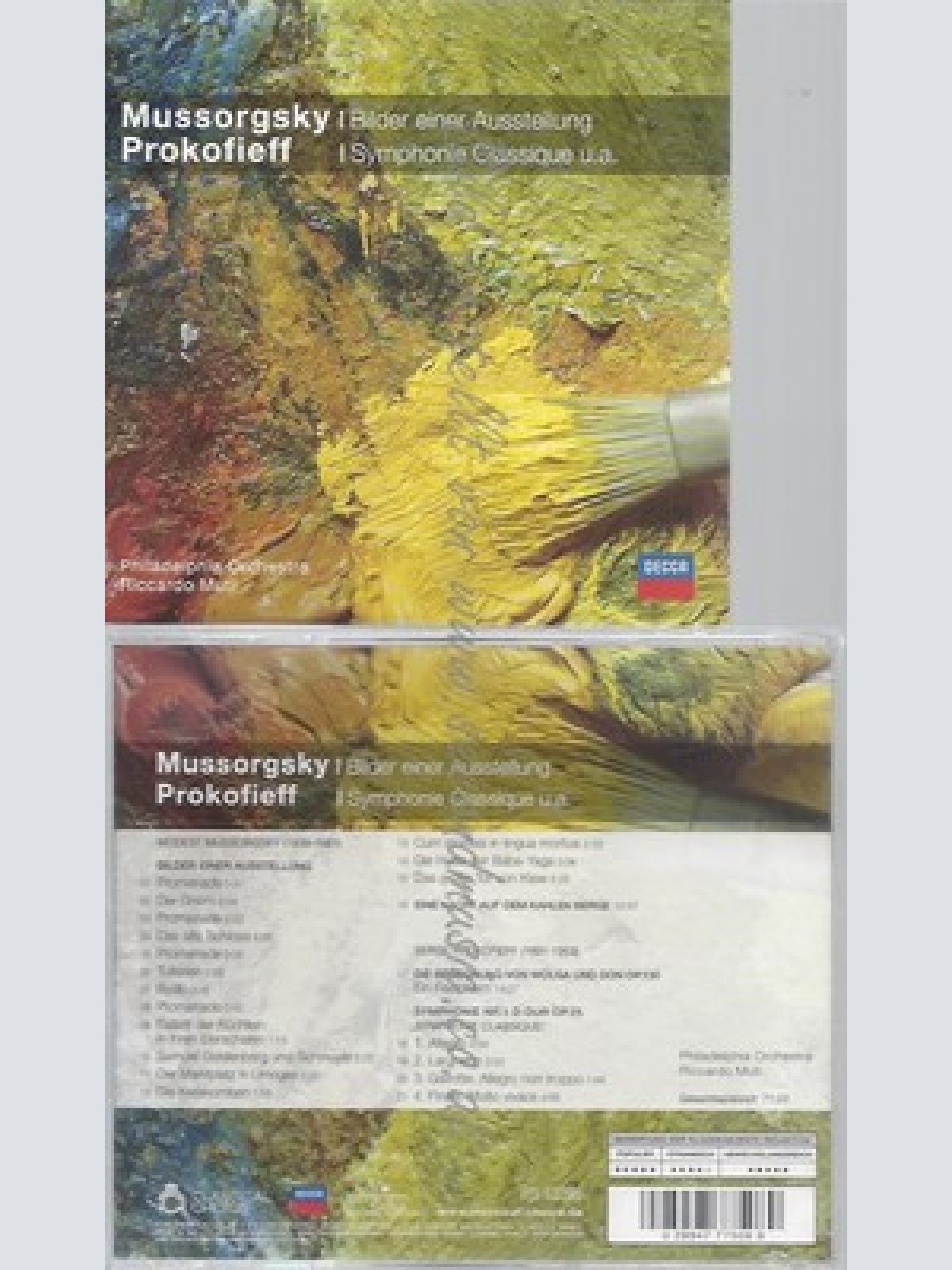 CD-- -- / RICCARDO MUTI, PDO, MUSSORGSKY -- UND PROKOFIEFF -- -- BILDER EINER AU