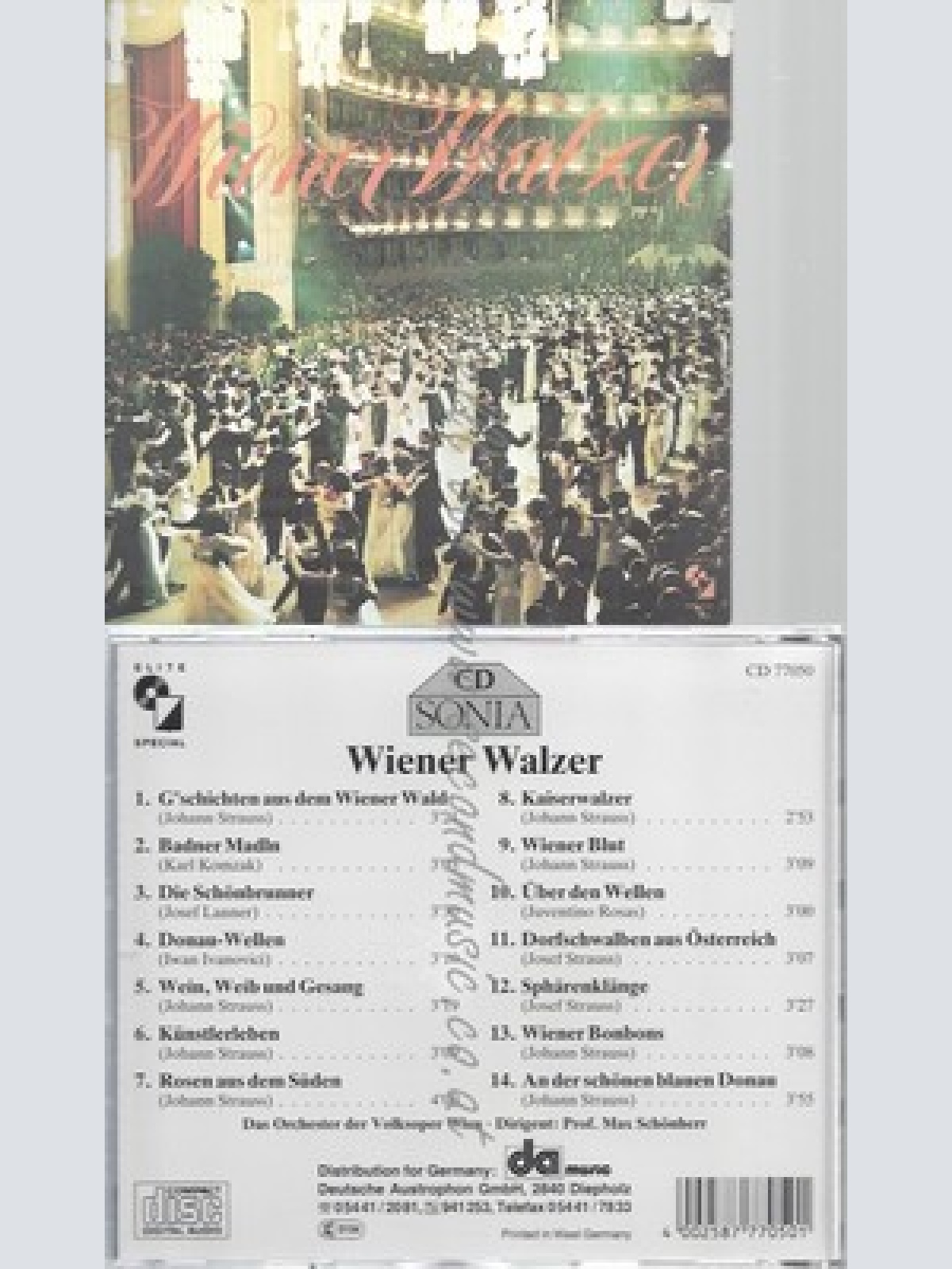 CD--OWV UND JOHANN --/+ STRAUß -- -- -- WIENER WALZER
