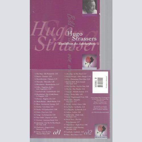 CD--HUGO STRASSER--TANZALBUM DES JAHRHUNDERTS--2CD