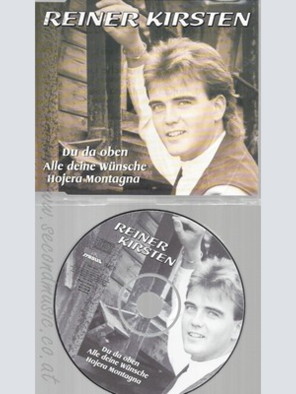 CD--KIRSTEN REINER -- - SINGLE -- DU DA OBEN