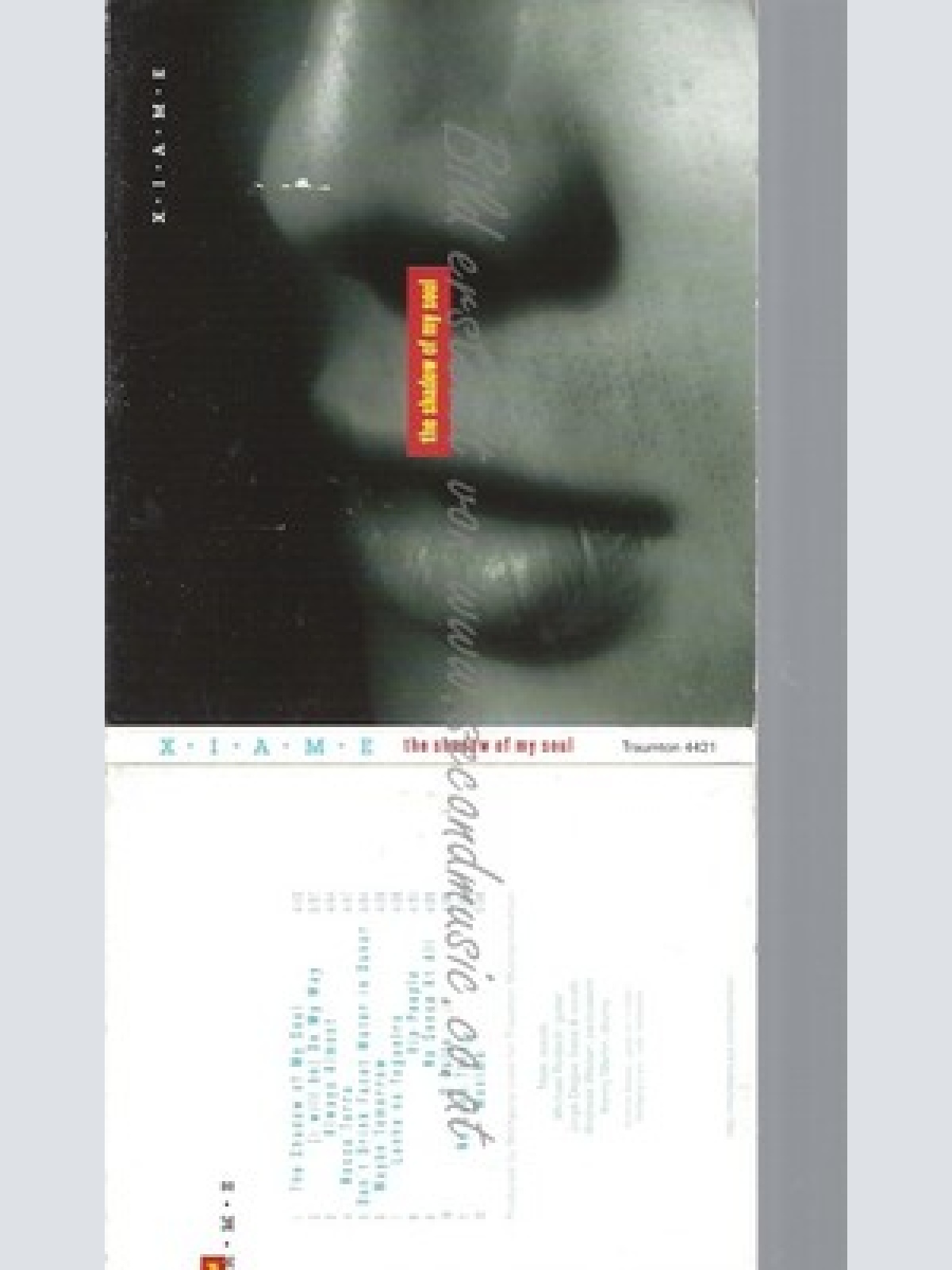 CD--XIAME -- -- THE SHADOW OF MY SOUL