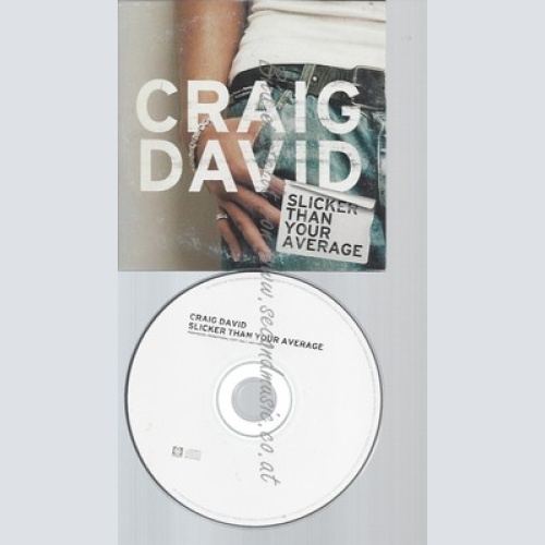 CD--CRAIG DAVID--SLICKER THAN YOUR AVERAGE--PROMO-CARDSLEEVE