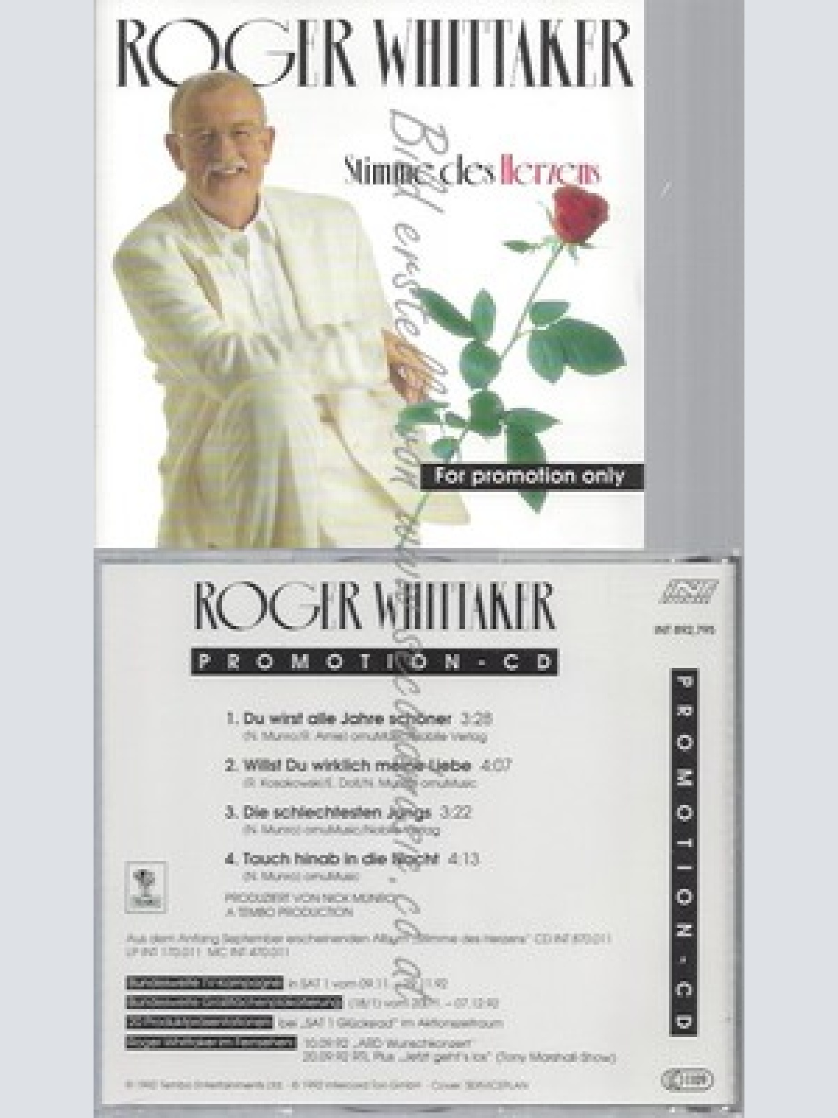 CD--ROGER WHITTAKER--STIMME DES HERZENS--PROMO--