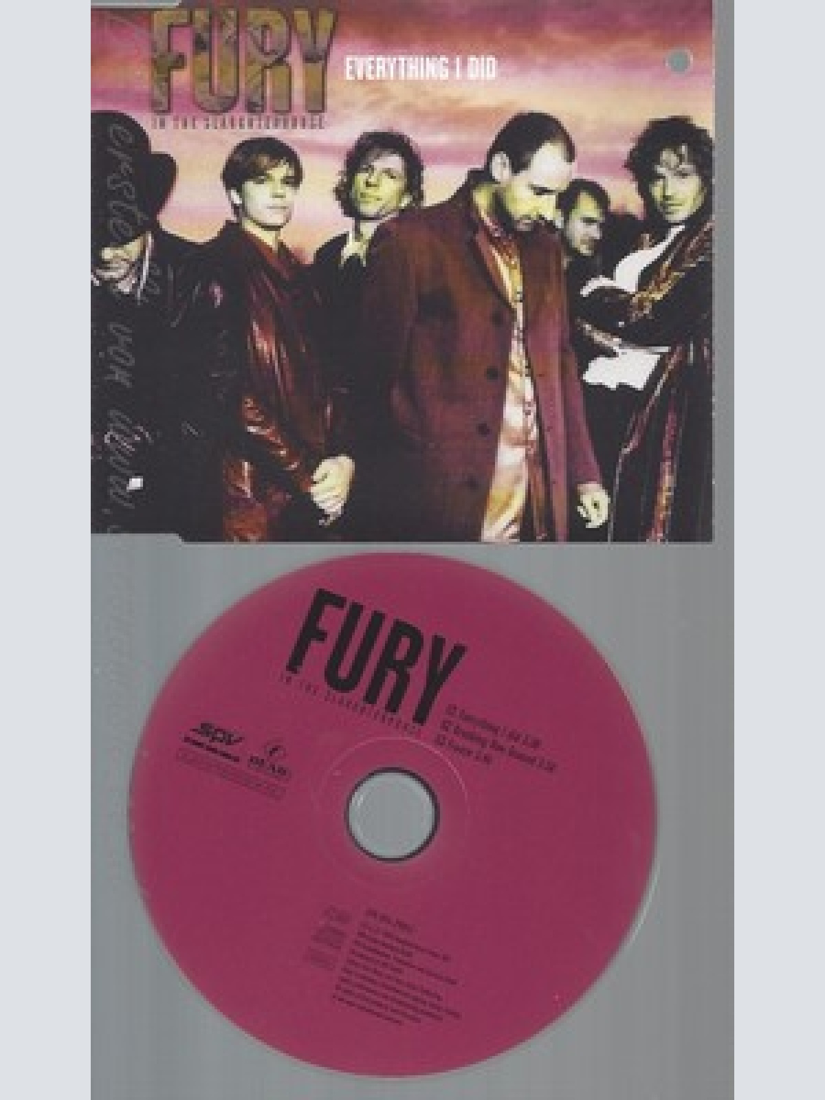 CD--FURY IN THE SLAUGHTERHOUSE -- --- EVERYTHING I DID