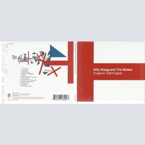 CD--BILLY BRAGG -- -- ENGLAND, HALF ENGLISH