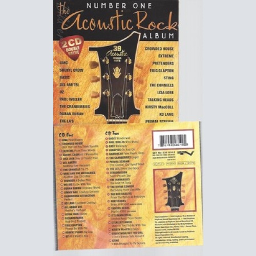 CD--VARIOUS ARTISTS -- NO.1 ACOUSTIC ROCK ALBUM [UK-IMPORT] --2CD