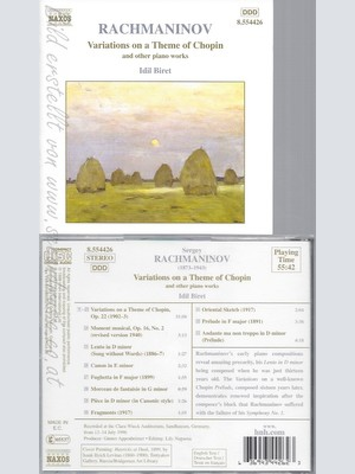 CD--IDIL BIRET UND SERGEJ RACHMANINOFF -- -- -- KLAVIERWERKE