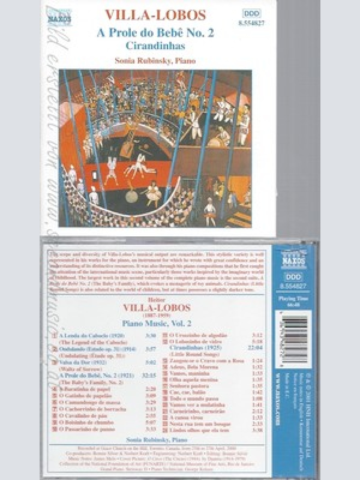 CD--SONIA RUBINSKY UND HEITOR VILLA--KOMPONIST--2001--- KLAVIERWERKE VOL. 2