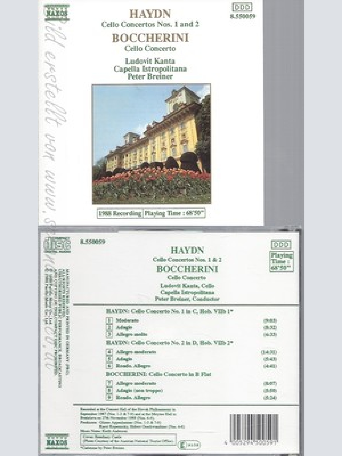 CD--HAYDN: Cello Concertos Nos. 1 And 2 + BOCCHERINI Cello Concerto