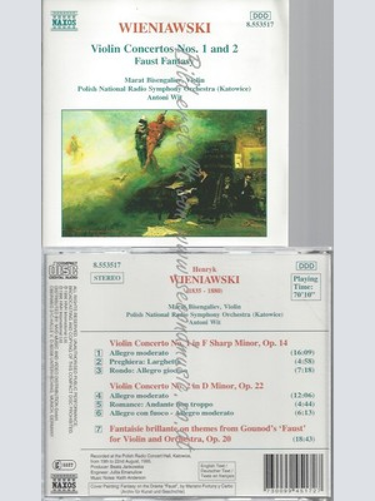 CD--BISENGALIEV, WIT, POLN.NAT.RSO UND HENRYK WIENIAWSKI -- -- -- WIENIAWSKI VIO