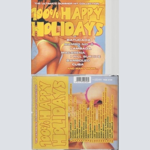 CD--VARIOUS ARTISTS -- -- 100% HAPPY HOLIDAYS
