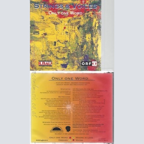 CD--STRINGS & VOICES--ONLY ONE WORLD