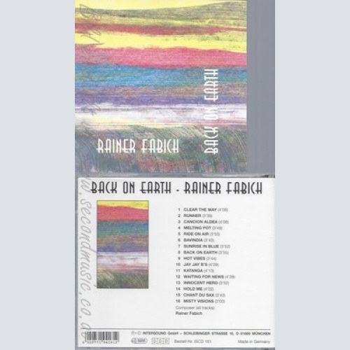 CD--FABICH RAINER -- BACK ON EARTH