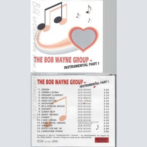 CD--THE BOB WAYNE GROUP--INSTRUMENTAL PART I