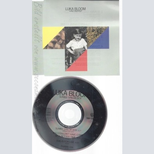 CD--LUKA BLOOM - SINGLE -- SUNNY SAILOR BOY -, PLUS 3 LIVE TRACKS-