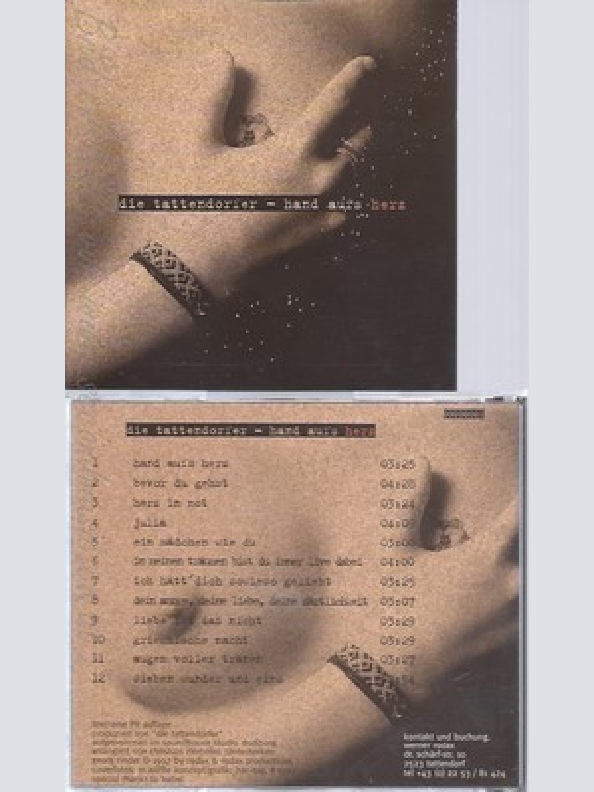 CD--DIE TATTENDORFER--HAND AUFS HERZ