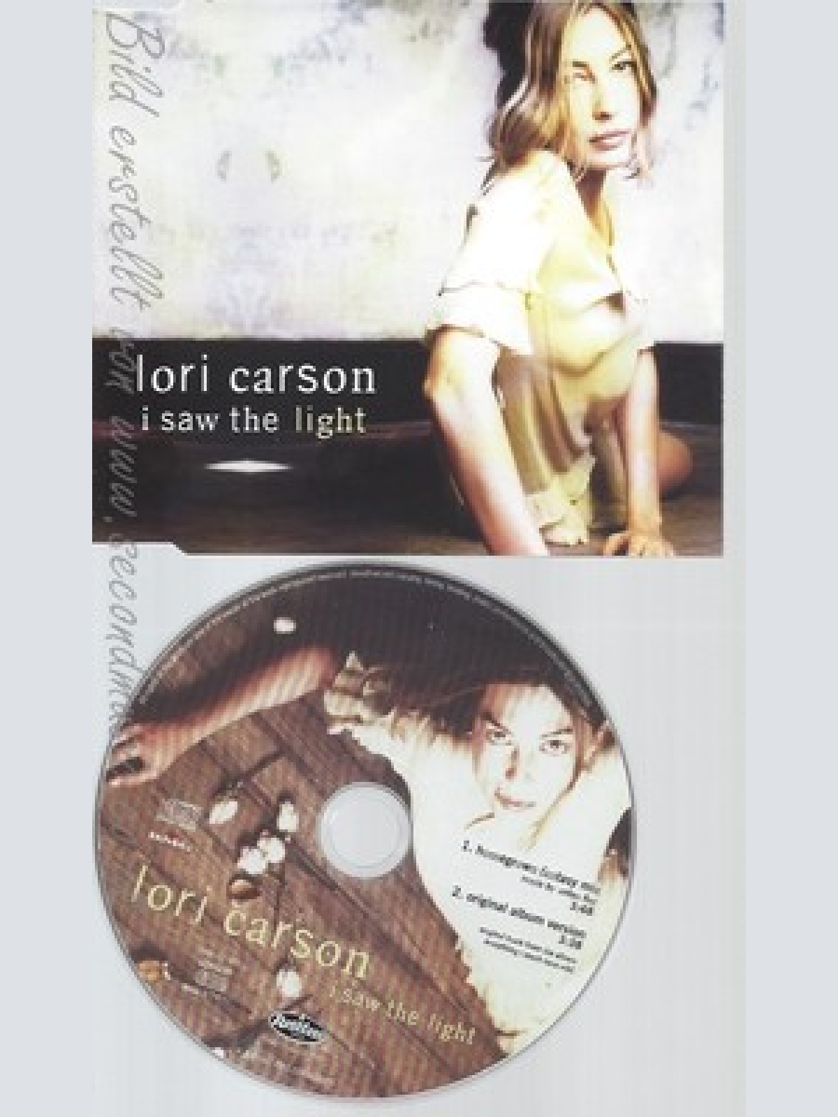CD--LORI CARSON--I SAW THE LIGHT--PROMO