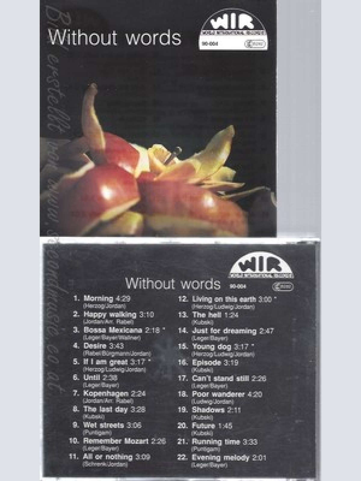 CD--WITHOUT WORDS--WIR RECORDS
