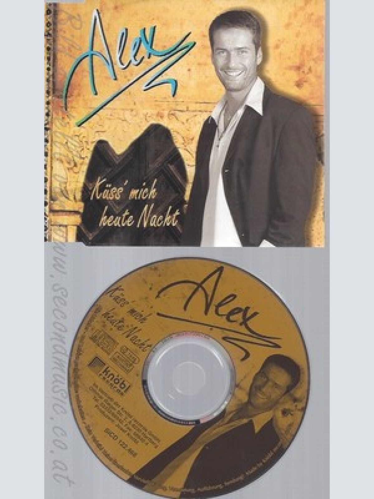 CD--ALEX - SINGLE -- KUESS' MICH HEUTE NACHT