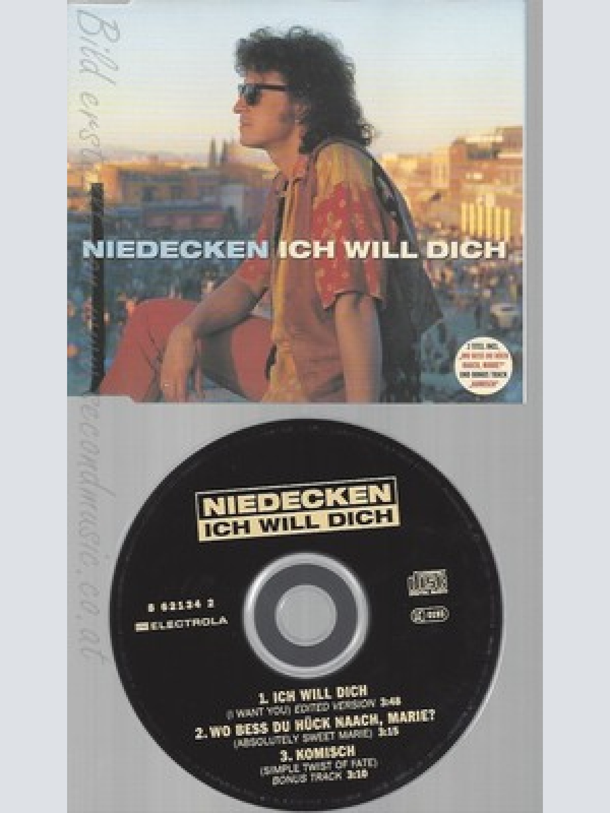 CD--NIEDECKEN ----3 TRACKS, ICH WILL DICH