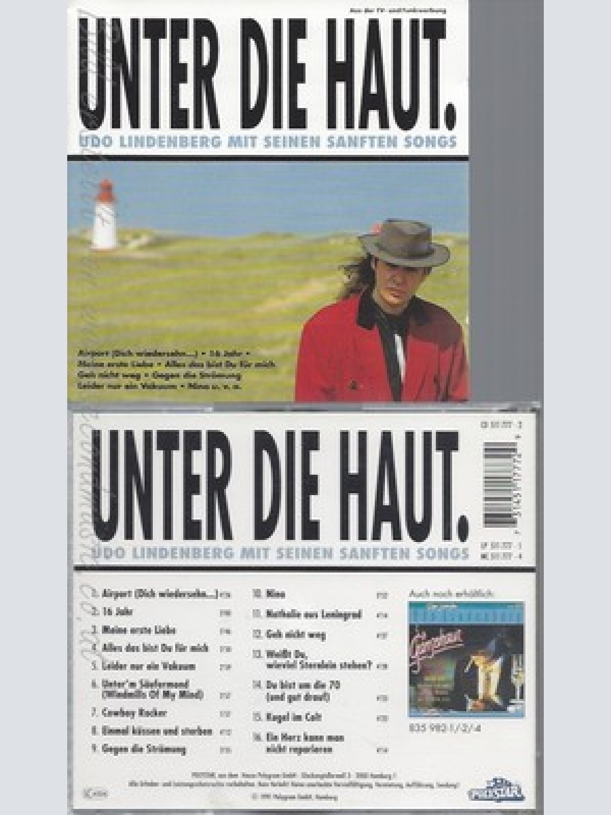 CD--UDO LINDENBERG -- -- UNTER DIE HAUT