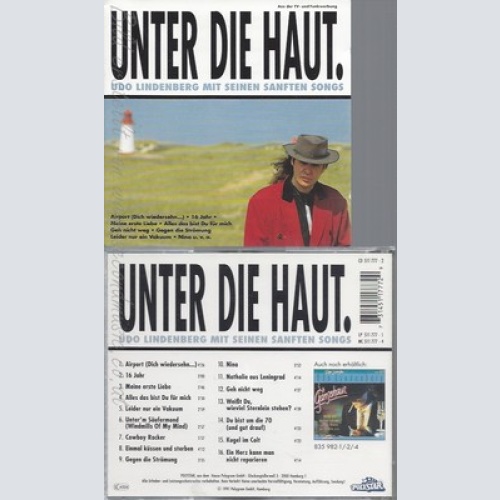 CD--UDO LINDENBERG -- -- UNTER DIE HAUT
