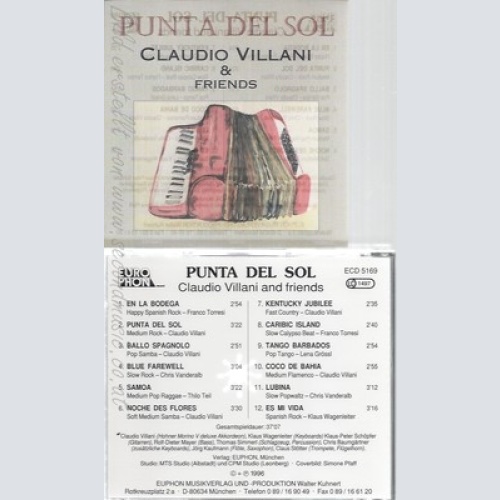 CD--PUNTA DEL SOL--CLAUDIO VILLANI
